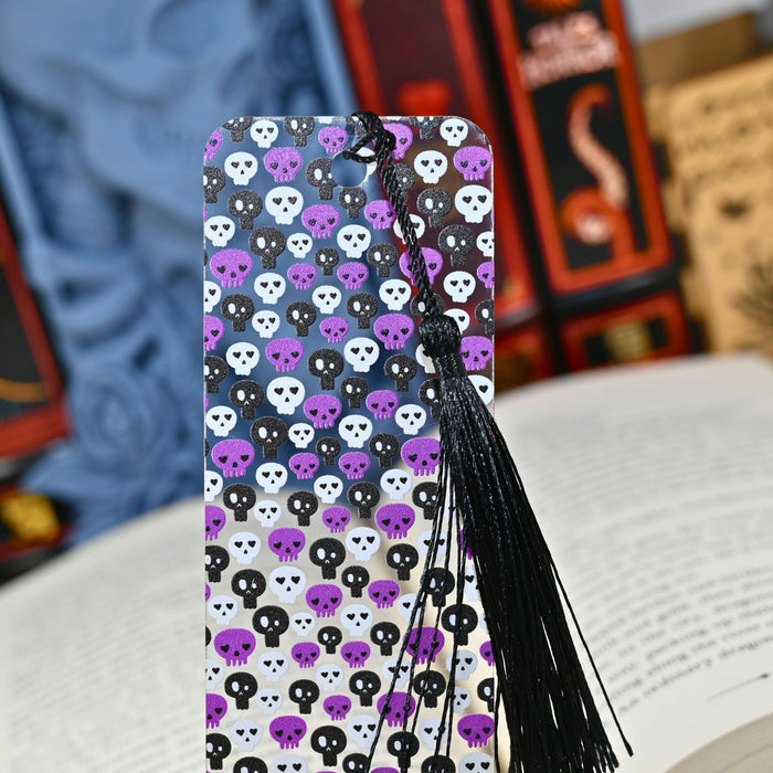 Purple Skulls Bookmark