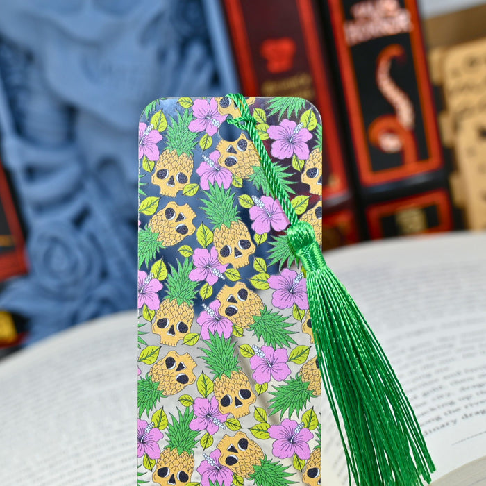 Pineapple Skulls Bookmark