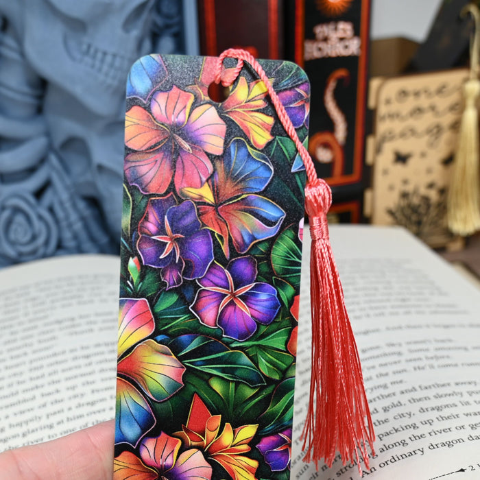 Hawaiian Floral Bookmark