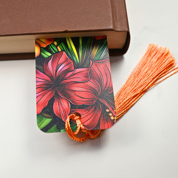 Hibiscus Flower Bookmark