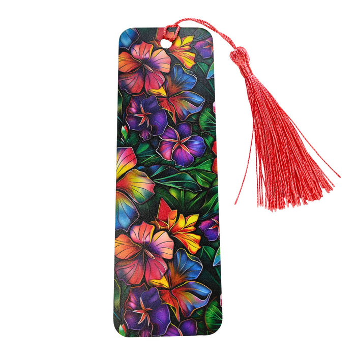 Hawaiian Floral Bookmark