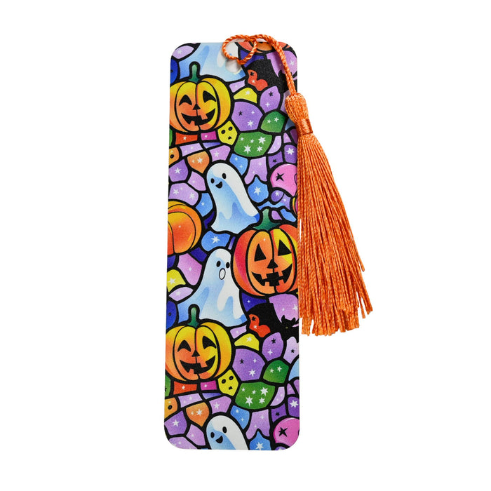 Stained Glass Halloween Bookmark