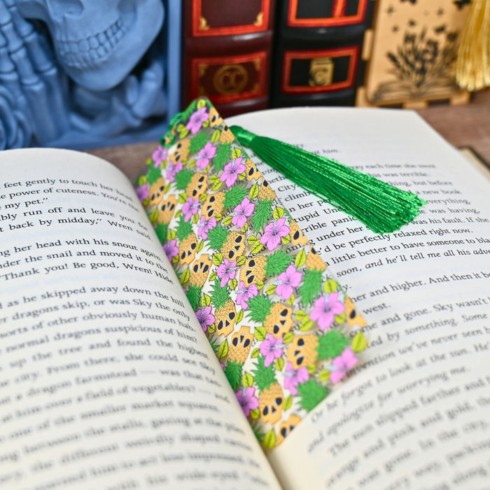 Pineapple Skulls Bookmark