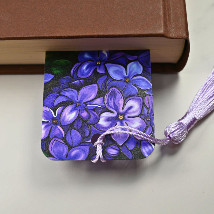 Lilac Flower Bookmark