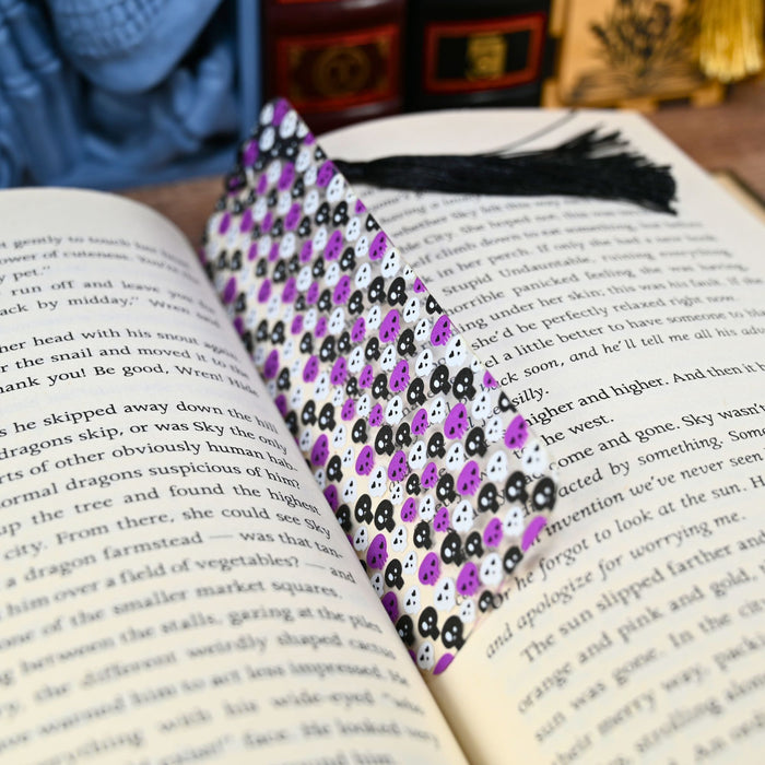 Purple Skulls Bookmark