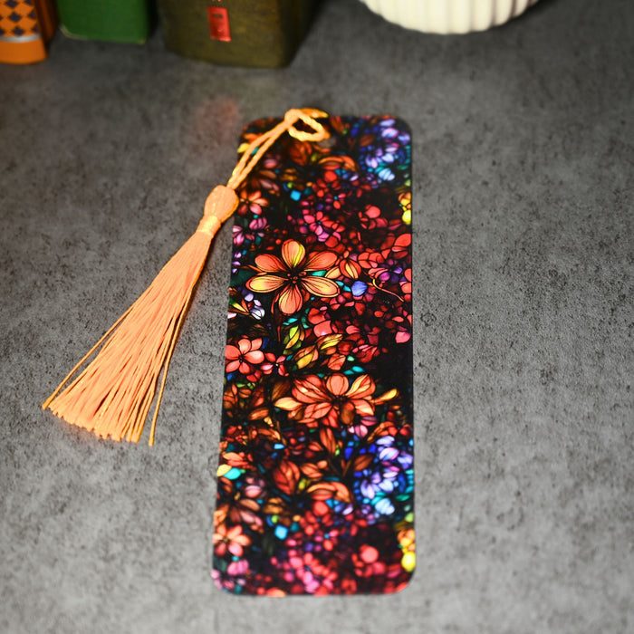 Dense Floral Bookmark