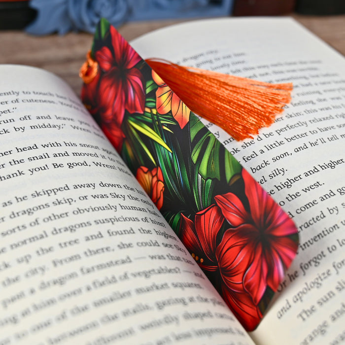 Hibiscus Flower Bookmark