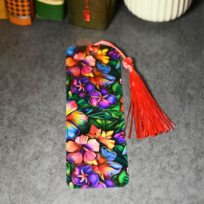 Hawaiian Floral Bookmark