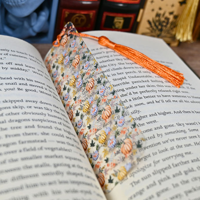 Pumpkin Leaves Bookmark
