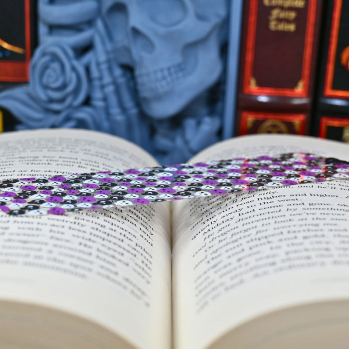 Purple Skulls Bookmark