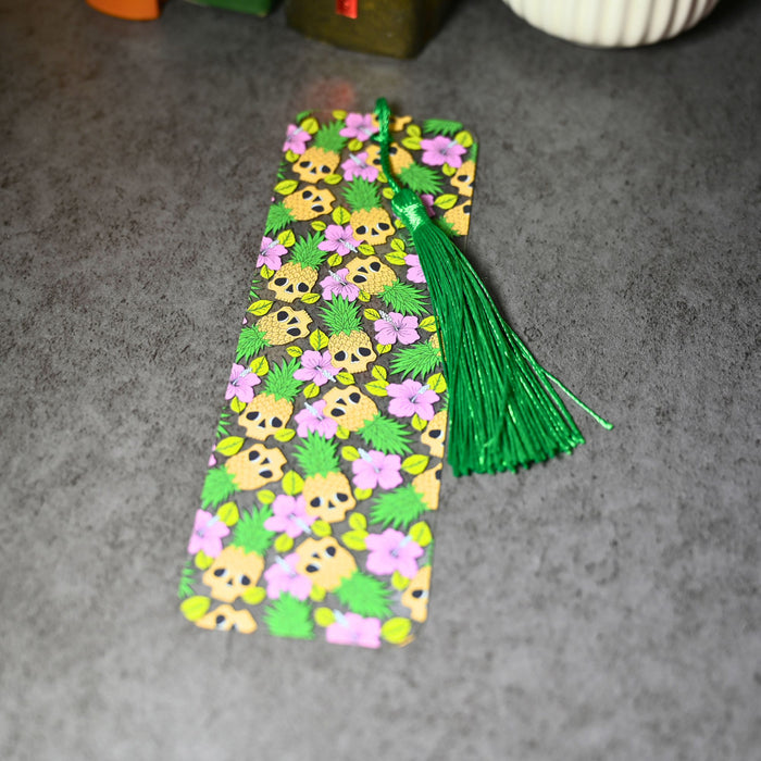 Pineapple Skulls Bookmark