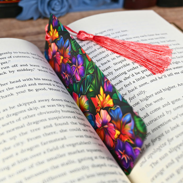 Hawaiian Floral Bookmark