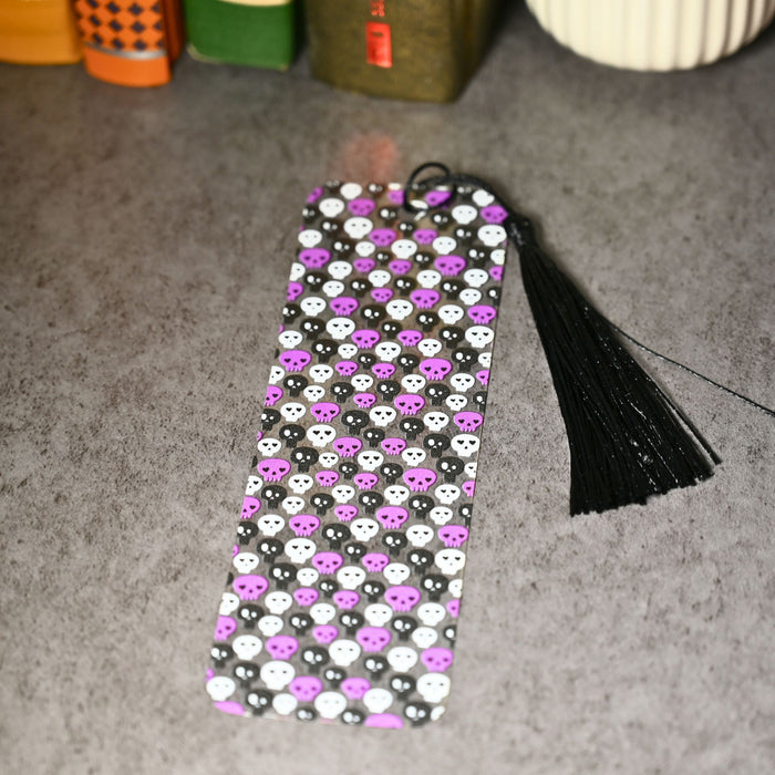 Purple Skulls Bookmark