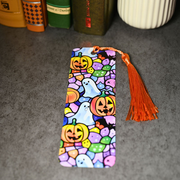 Stained Glass Halloween Bookmark