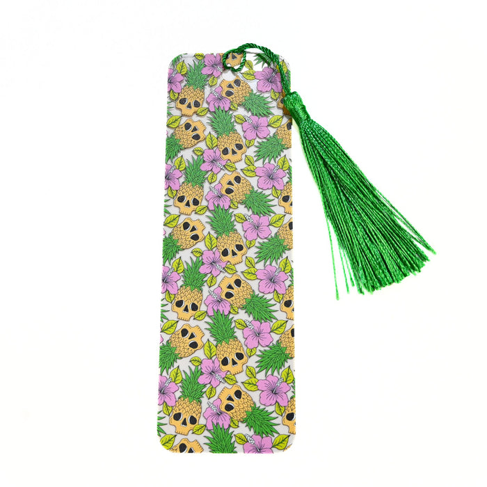 Pineapple Skulls Bookmark