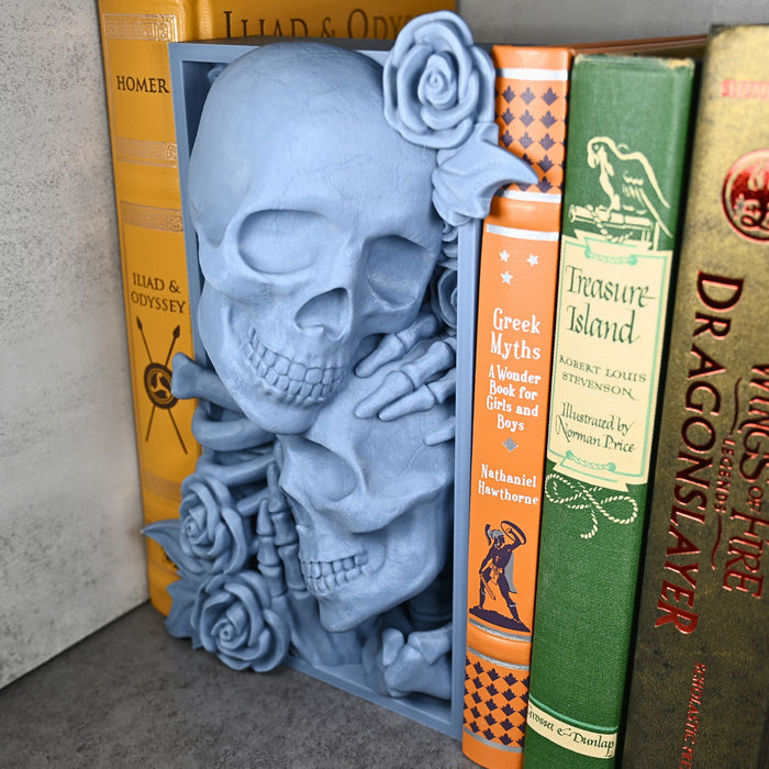 Rose Skull Lovers Book Nook
