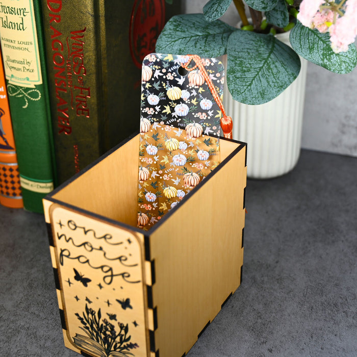 Pumpkin Leaves Bookmark