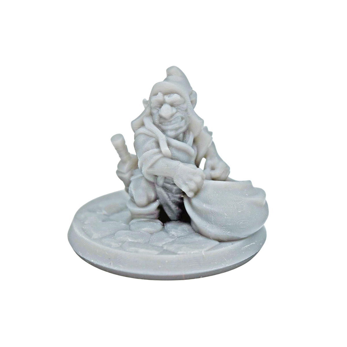 Dnd miniature Gnome Rogue Male is 3D Printed for tabletop wargaming ...