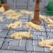 Dnd miniatures set of Dead Villagers 3D Printed unpainted figures for tabletop wargaming-Miniature-EC3D- GriffonCo Shoppe