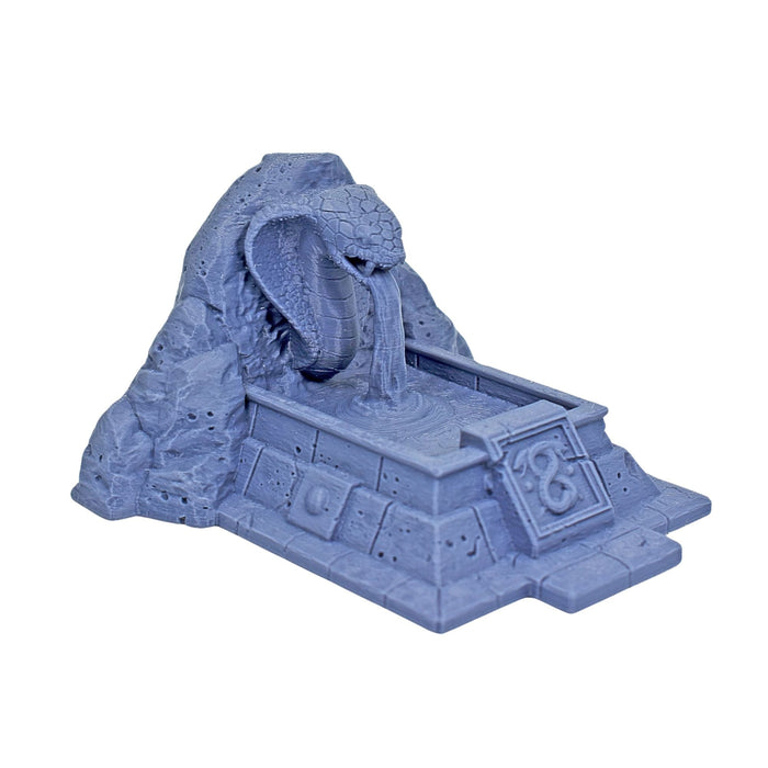 Dnd scatter terrain Snake Fountain for tabletop wargaming-Scatter Terrain-EC3D- GriffonCo Shoppe