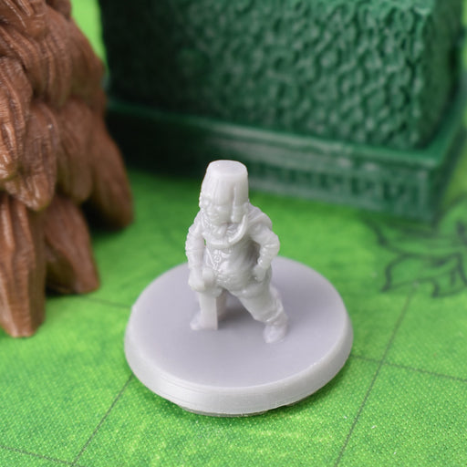 Miniature dnd figures Human Wannabe Hero 3D printed for tabletop wargames and miniatures-Miniature-EC3D- GriffonCo Shoppe