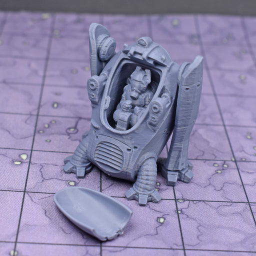 Miniature dnd figures Space Pod 3D printed for tabletop wargames and miniatures-Miniature-Brite Minis- GriffonCo Shoppe