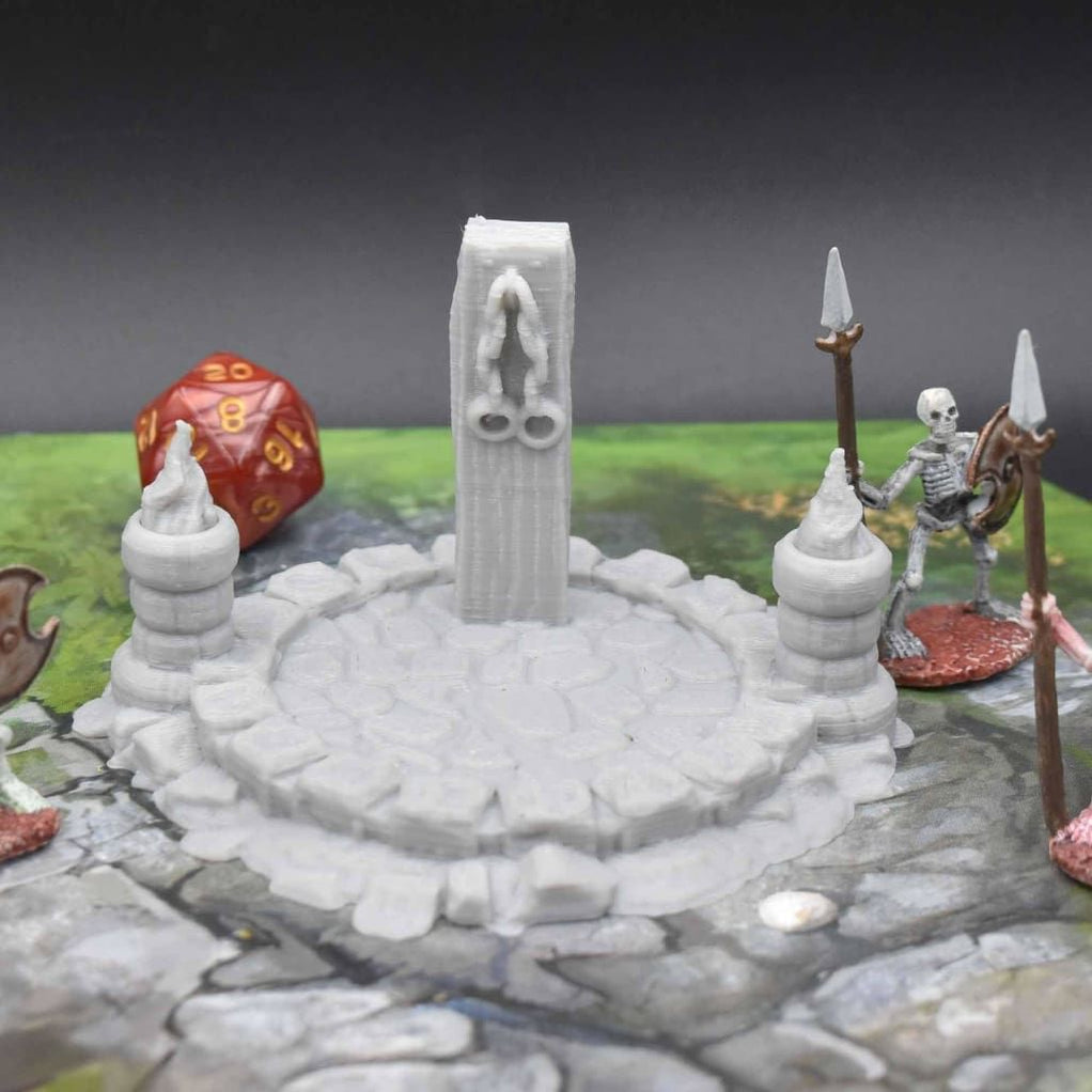 Tabletop wargaming terrain Dias - 2 Fires Post for dnd accessories ...