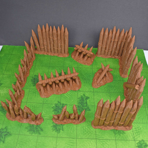 Tabletop wargaming terrain Log walls and Barricades for dnd accessories-Scatter Terrain-Vae Victis- GriffonCo Shoppe