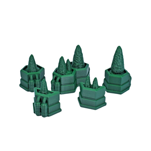 Tabletop wargaming terrain Spaceport Plants for dnd accessories-Scatter Terrain-Hayland Terrain- GriffonCo Shoppe