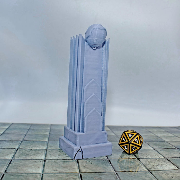 Tabletop wargaming terrain Spider Obelisk for dnd accessories-Scatter Terrain-EC3D- GriffonCo Shoppe