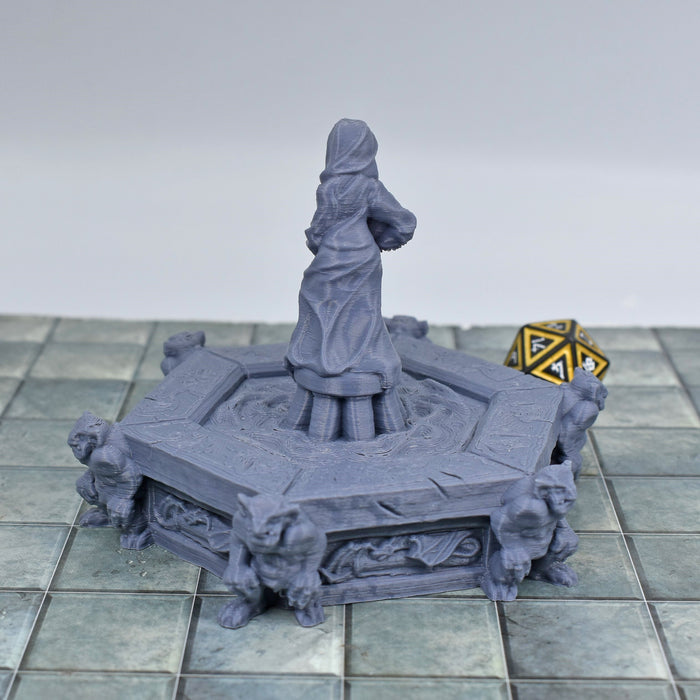 Tabletop wargaming terrain Village Fountain for dnd accessories-Scatter Terrain-Fat Dragon Games- GriffonCo Shoppe