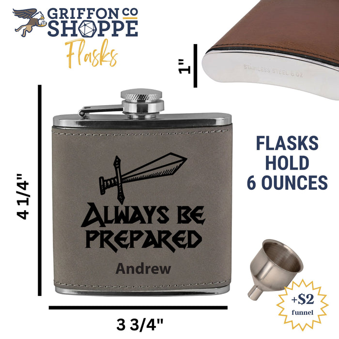 Always Be Prepared Flask