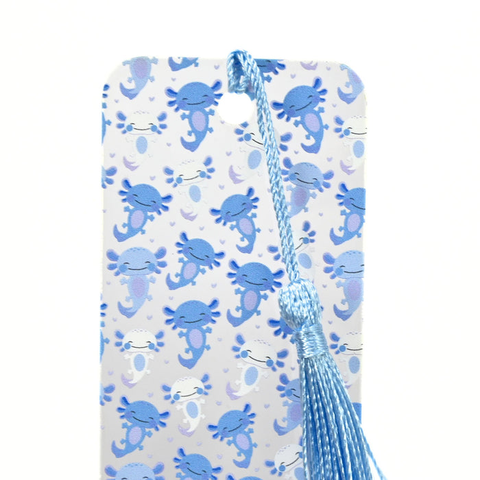 Blue Axolotl Bookmark