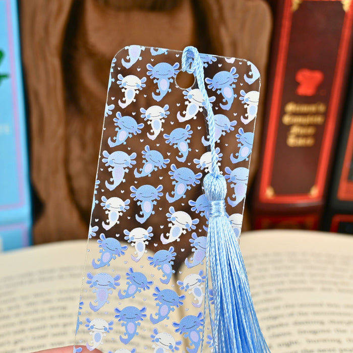 Blue Axolotl Bookmark