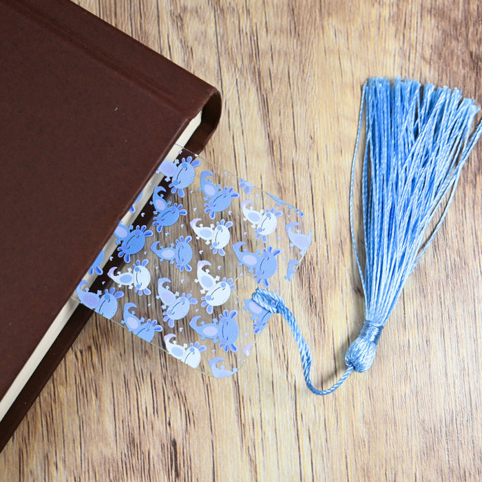 Blue Axolotl Bookmark