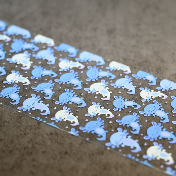 Blue Axolotl Bookmark