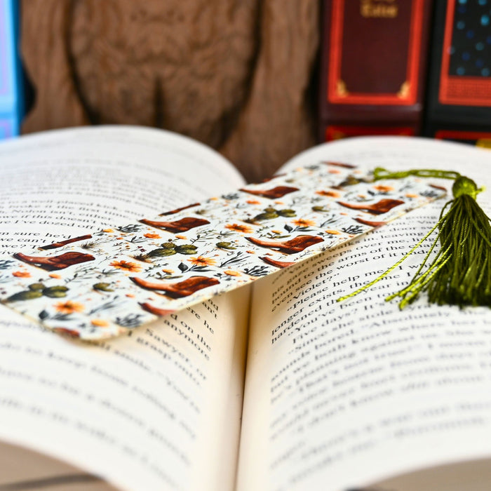 Western Boots Cactus Bookmark