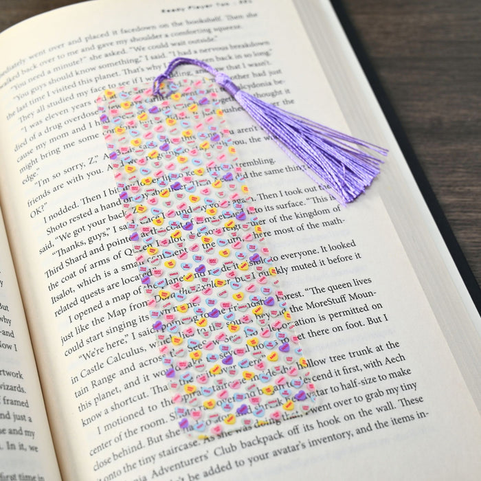 Candy Hearts Bookmark