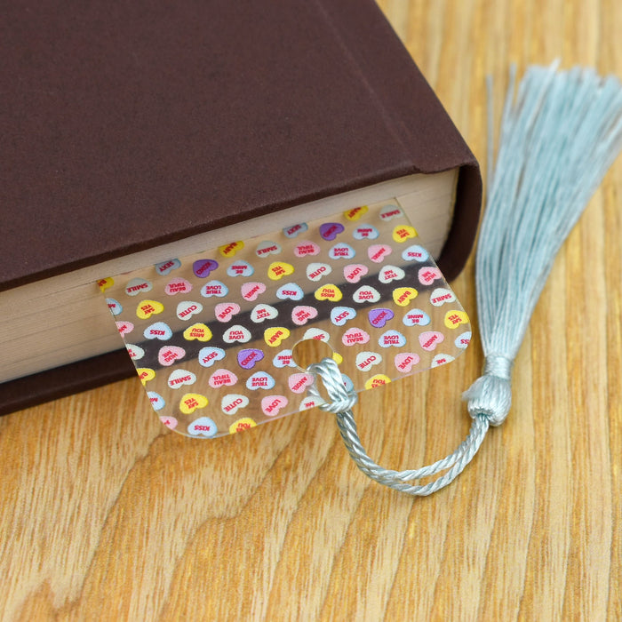 Candy Hearts Bookmark