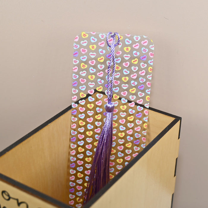 Candy Hearts Bookmark
