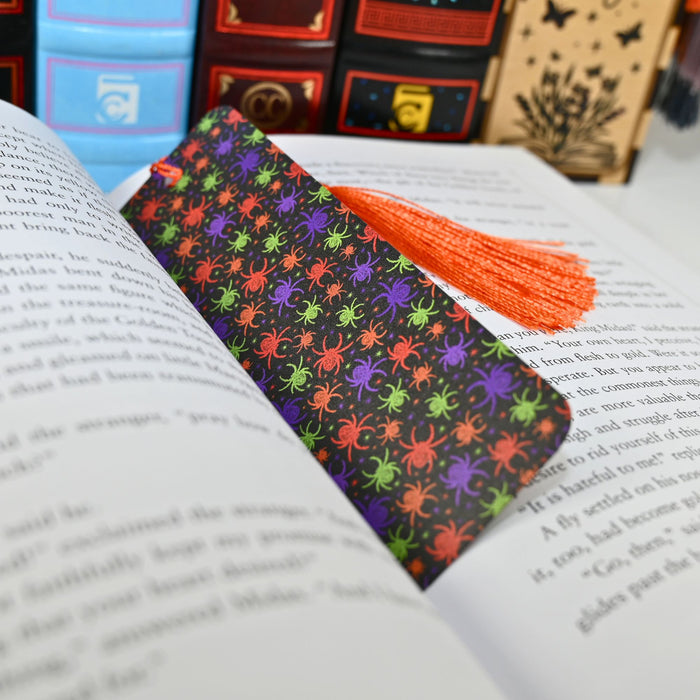 Colorful Spiders Bookmark