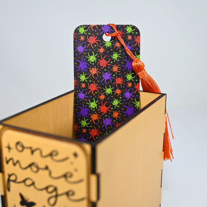 Colorful Spiders Bookmark