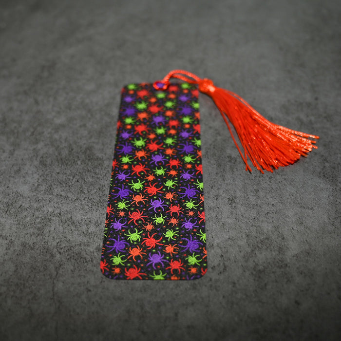 Colorful Spiders Bookmark