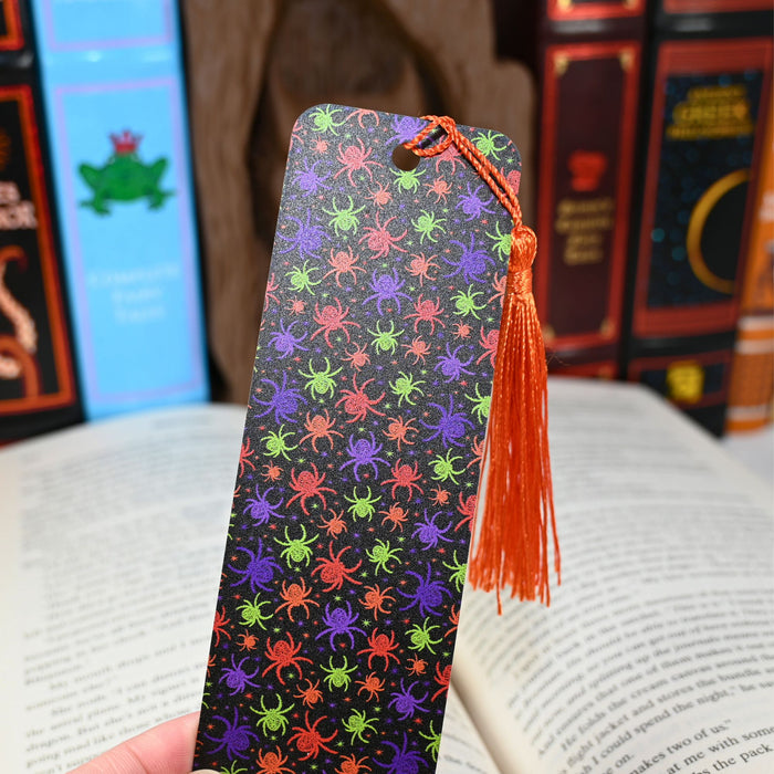 Colorful Spiders Bookmark