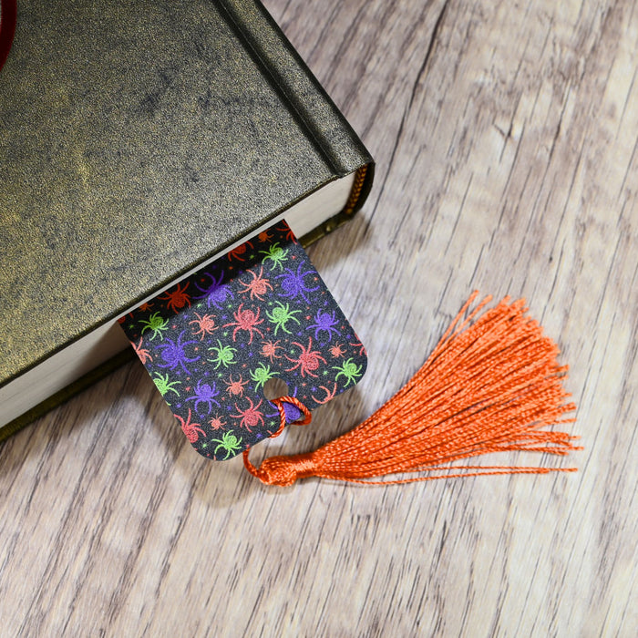 Colorful Spiders Bookmark