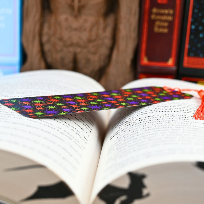 Colorful Spiders Bookmark
