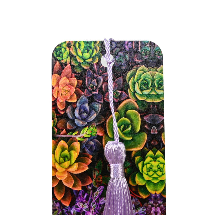 Colorful Succulent Bookmark