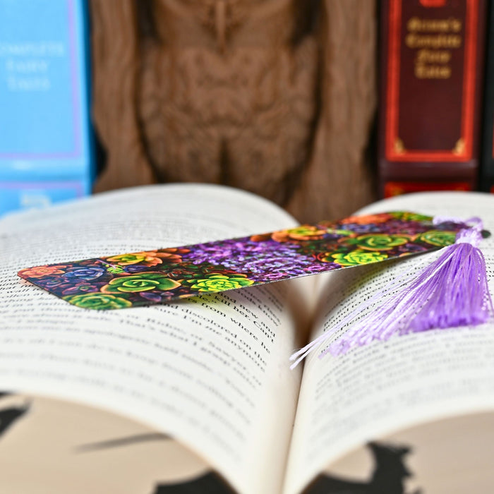 Colorful Succulent Bookmark