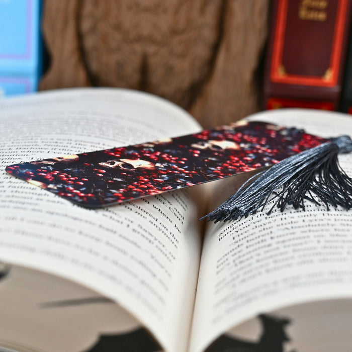 Mistletoe Skulls Bookmark