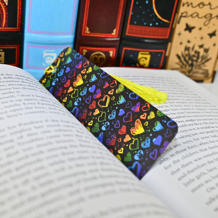 Crayon Hearts Bookmark